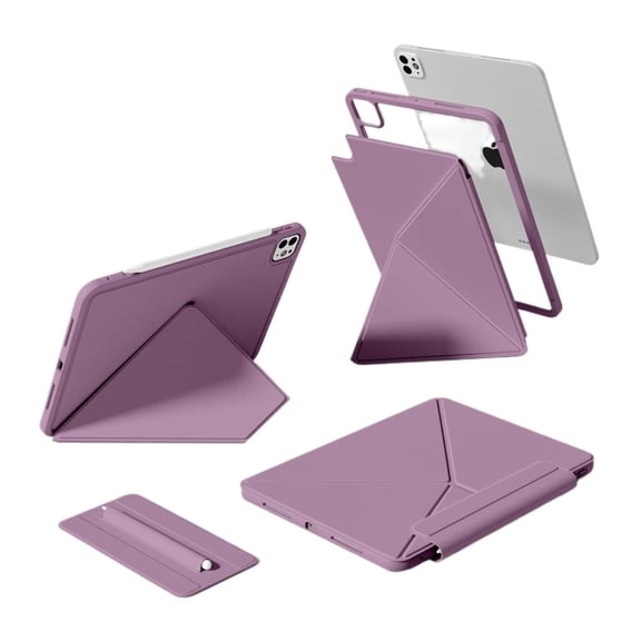 RoseOcean Smart Folio Stand Case for 11-13 Inch Tablets Magnetic Cover with Auto Wake/Sleep