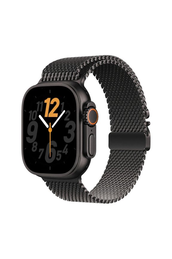 Titanium Milanese Style Band for Apple Watch Ultra 2 49mm 46mm 45mm 44mm 42mm Series 10 9 8 7 6 SE