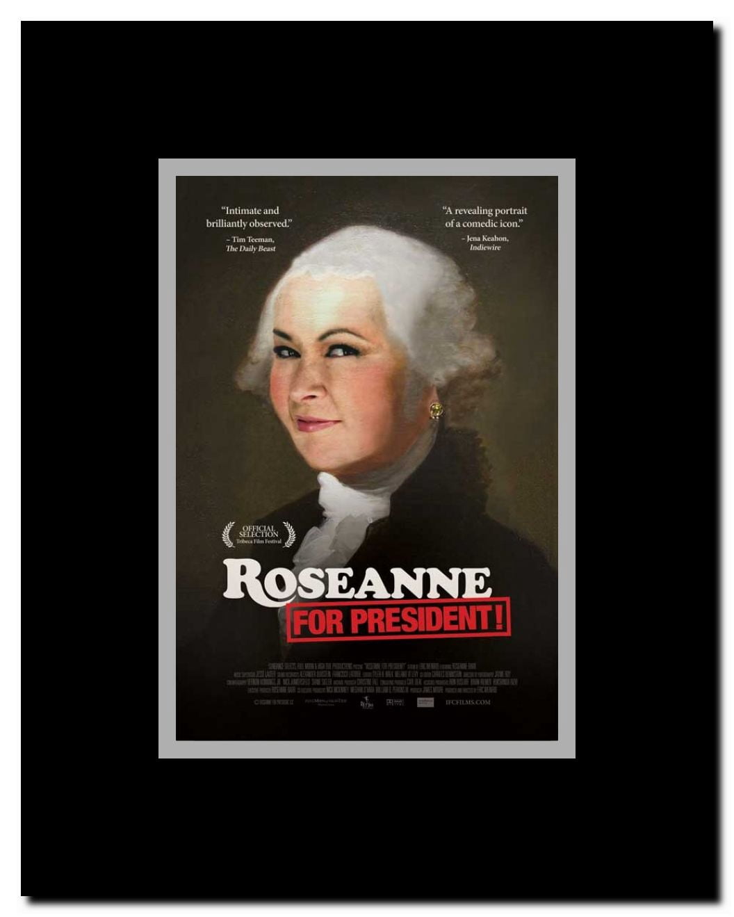 Roseanne for President! Framed Movie Poster