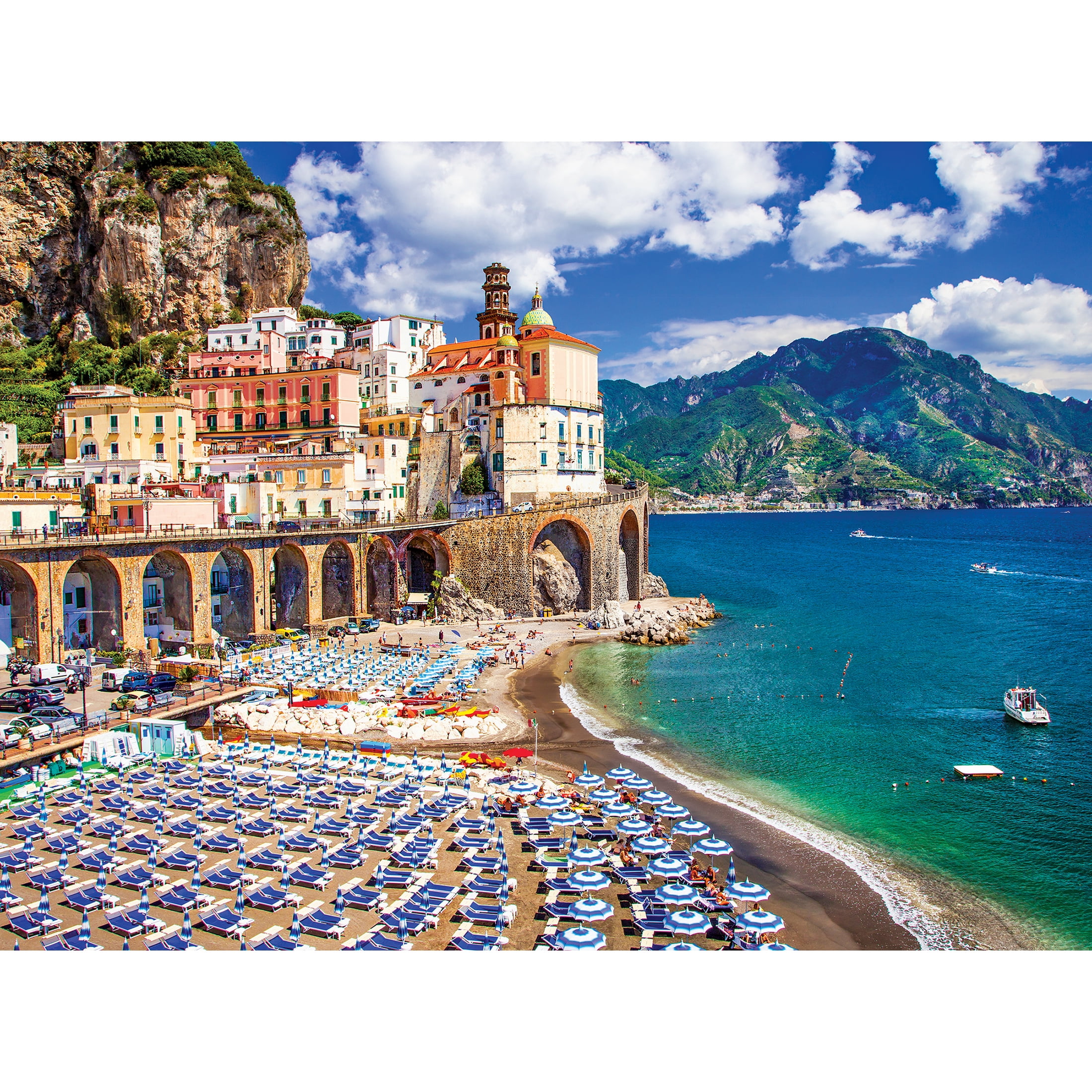 Roseart Colorluxe 1000 Piece Abrani Village, Amalfi Coast Adult Interlocking Jigsaw Puzzle