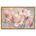 thumbnail image 1 of Roseate Dream Canvas Glam Floral Art by Art Remedy, Gold Frame, 15" x 10", 1 of 7