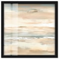 thumbnail image 1 of Roseate Skyfall II Shadowbox Print Neutral Abstract Art by Art Remedy, Black Frame, 24 x 24, 1 of 7