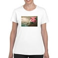 thumbnail image 1 of Roseate Spoonbill. T-Shirt Women -John James Audubon Designs, Female Medium, 1 of 4
