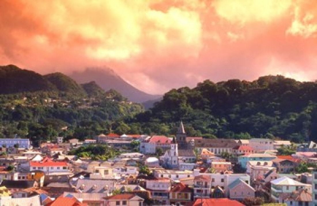 Roseau Dominica Caribbean Canvas Art - Alan Klehr DanitaDelimont (26 x 17)