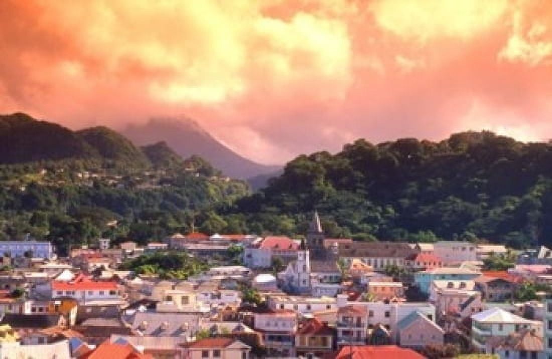 Roseau Dominica Caribbean Canvas Art - Alan Klehr DanitaDelimont (36 x 24)