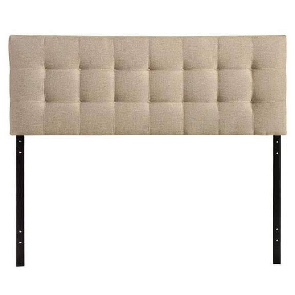 Rosebery Kids Full Tufted Panel Headboard in Beige