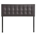 thumbnail image 1 of Rosebery Kids Full Vinyl Tufted Panel Headboard in Brown, 1 of 2