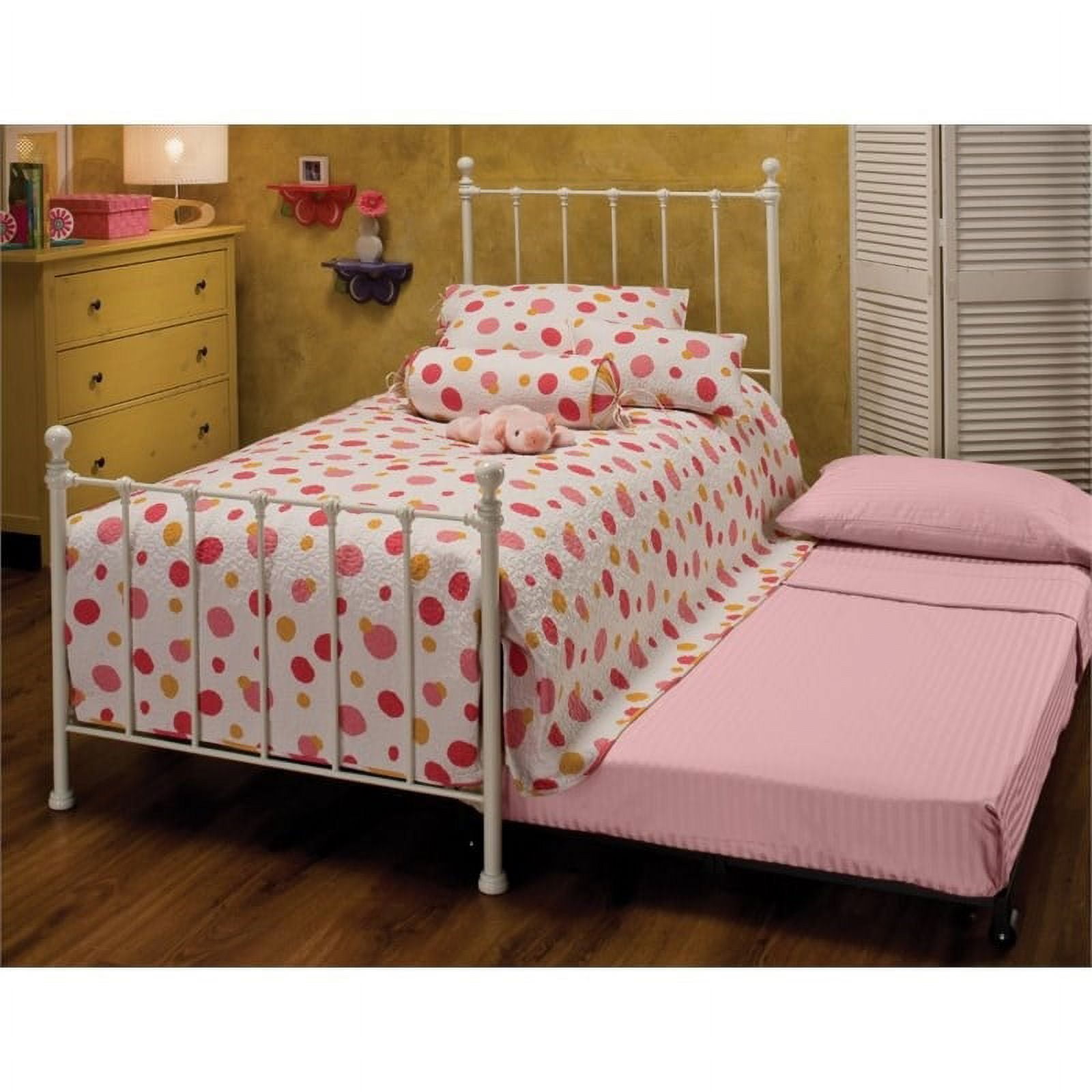 White twin poster sale bed