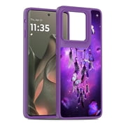Rosebono Compatible With Motorola Edge 2025 Case, Graphic Design Translucent Matte Gradient Transparent Soft TPU Skin Cover Protection Case Dream Catcher