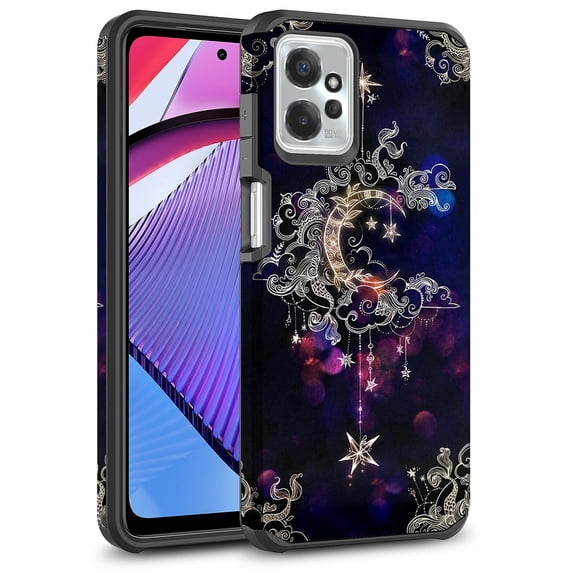 Rosebono Compatible With Motorola Moto G Power 5G 2023 Case Slim Hybrid Shockproof Hard Cover Graphic Fashion Colorful Skin Cover Armor Case for Motorola Moto G Power 5G 2023 (Wiccan)