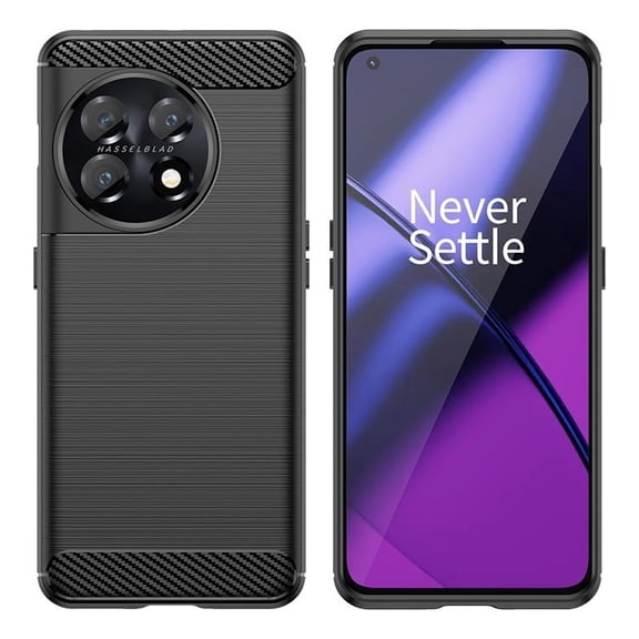 Rosebono Compatible With OnePlus 11 5G Case, Premium TPU Carbon Fiber Texture Design Slim Fit Flexible Shock Absorbent Drop Protection Protective Case for OnePlus 11 5G