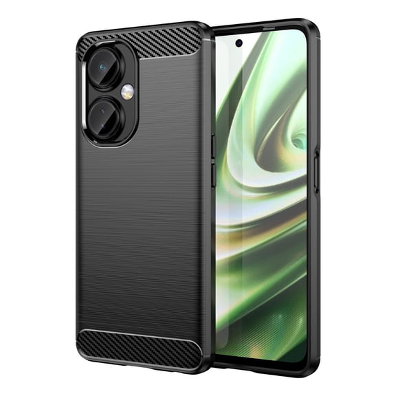 Rosebono Compatible With OnePlus Nord CE3 Lite 5G Case, Premium TPU Carbon Fiber Texture Design Slim Fit Flexible Shock Absorbent Drop Protection Protective Case for OnePlus Nord CE3 Lite 5G