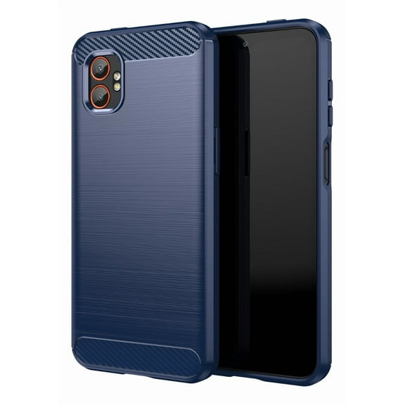 Rosebono Compatible With Google Pixel 10 Pro Carbon Fiber Texture Pattern TPU Case (Navy)