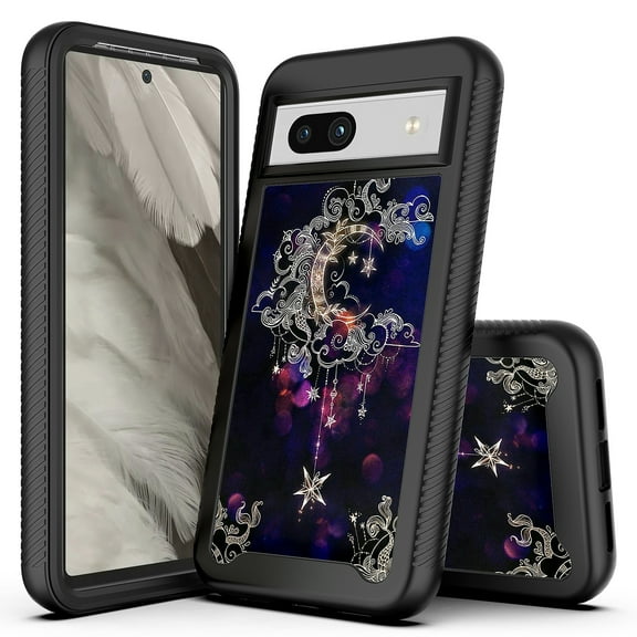 Rosebono Compatible With Google Pixel 8, Hybrid Graphic Design Pattern Cover Case (Wiccan)