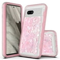 thumbnail image 1 of Rosebono Compatible With Google Pixel 8 Pro, Hybrid Graphic Design Pattern Cover Case (Pink Shell), 1 of 4