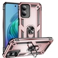 thumbnail image 1 of Rosebono Compatible With Motorola G Power 2024 Case, Hybrid Slim Armor Cover Case With Adjustable Integrated 180 or 360 Degree Rotating Ring Kickstand For Motorola G Power 2024 (Rose Gold), 1 of 5
