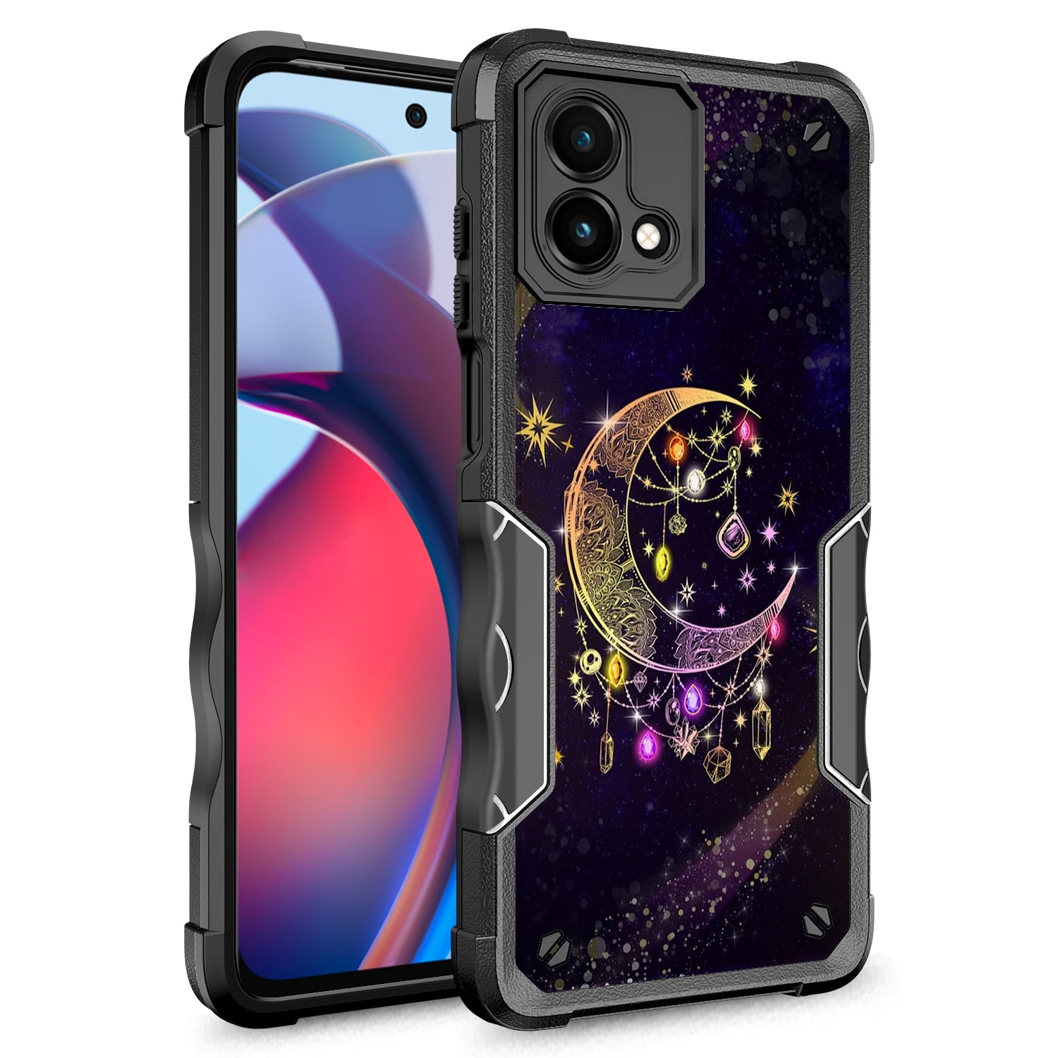 Coque pour Vivo Z6 Pro 5G (6,57 Pouces) 2 en 1 Double Couches Étui
