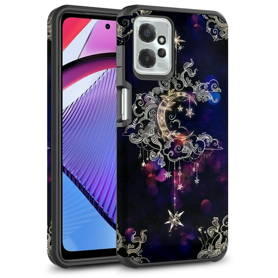 Rosebono Compatible With Motorola Moto G 5G 2023 Case Slim Hybrid Shockproof Hard Cover Graphic Fashion Colorful Skin Cover Armor Case for Motorola Moto G 5G 2023 (Wiccan)