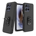 thumbnail image 1 of Rosebono Compatible With Motorola Moto G Power 2025 / Moto G Power 2026 Case, Hybrid Case With Adjustable Integrated Ring Kickstand (Black), 1 of 5