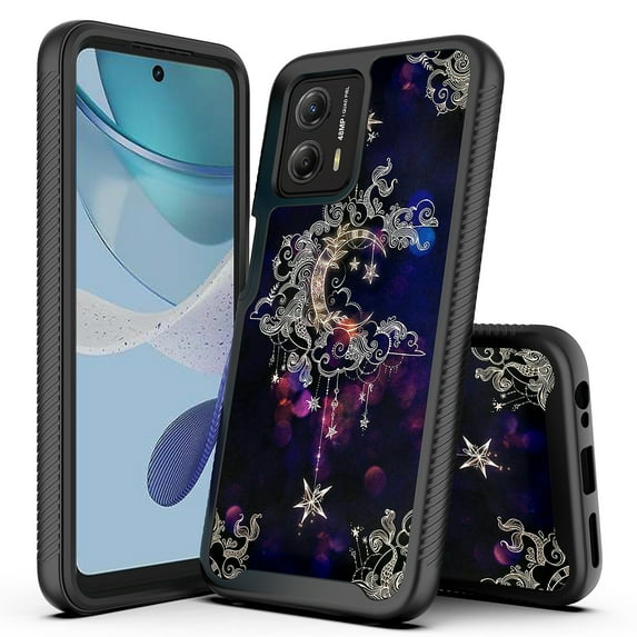 Rosebono Compatible With Motorola Moto G Power 5G (2023) / Moto G 5G (2023), Hybrid Graphic Design Pattern Cover Case (Wiccan)