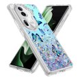 thumbnail image 1 of Rosebono Compatible With OPPO Reno 11 / Reno 11 Pro Case, Hybrid Graphic Design Pattern Cover Case (Butterfly), 1 of 4