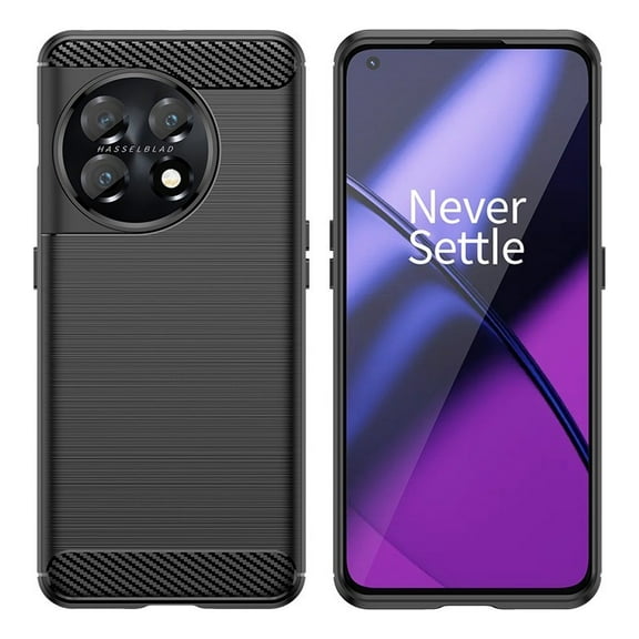 Rosebono Compatible With OnePlus 11 5G Case, Premium TPU Carbon Fiber Texture Design Slim Fit Flexible Shock Absorbent Drop Protection Protective Case for OnePlus 11 5G