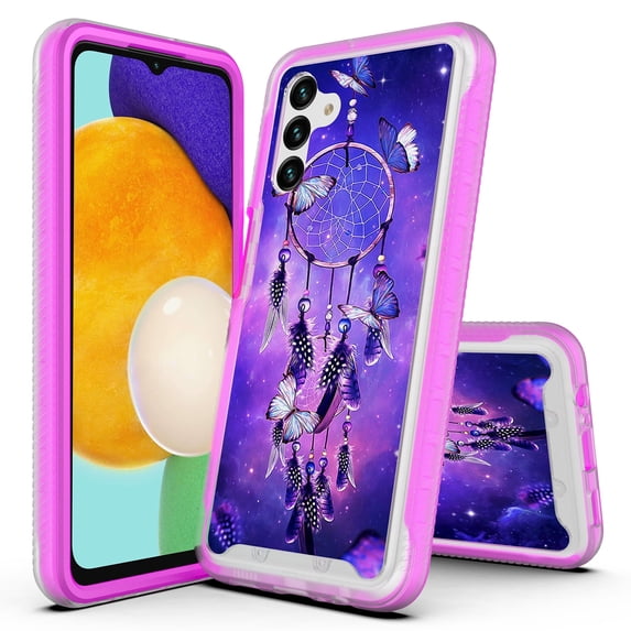 Rosebono Compatible With Samsung Galaxy A05S / A05 Case, Hybrid Graphic Design Pattern Cover Case (Dream Catcher)