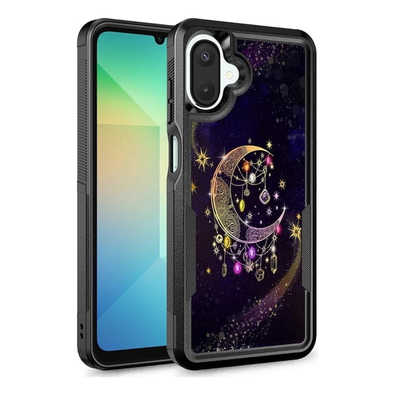 Rosebono Compatible With Samsung Galaxy A07 Case, Hybrid Dual Layer Graphic Design Pattern Heavy Duty Protection Case (Wiccan)