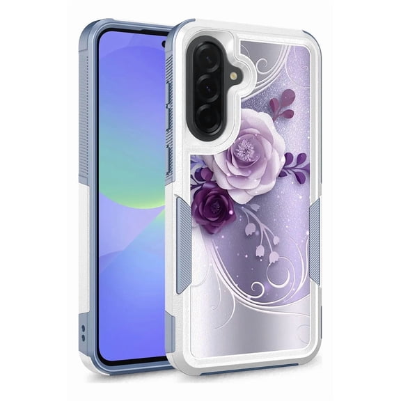Rosebono Compatible With Samsung Galaxy A37 / A36 / A56 Case, Hybrid Dual Layer Graphic Design Pattern Heavy Duty Protection Case (Wiccan)