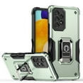thumbnail image 1 of Rosebono Compatible With Samsung Galaxy A53 Case, Hybrid Metal Ring Magnetic Support Kickstand Protective Defender Armor Cover Case (Green), 1 of 9