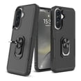 thumbnail image 1 of Rosebono Compatible With Samsung Galaxy A57 Case, Hybrid Case With Adjustable Integrated Ring Kickstand (Black), 1 of 5