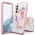 thumbnail image 1 of Rosebono Compatible With Samsung Galaxy S23 FE Case, Hybrid Graphic Design Pattern Cover Case (Flower), 1 of 4