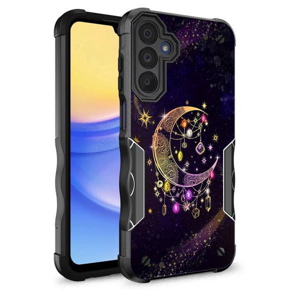 Rosebono Compatible With Samsung Galaxy S23 FE Case, Hybrid Graphic Design Pattern Cover Case (Wiccan)