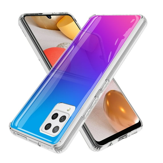Rosebono For Samsung Galaxy A42 5G Case, Bling Glitter Sparkle Laser Ultra Transparent Colorful Skin Cover Shockproof Case for Samsung Galaxy A42 5G
