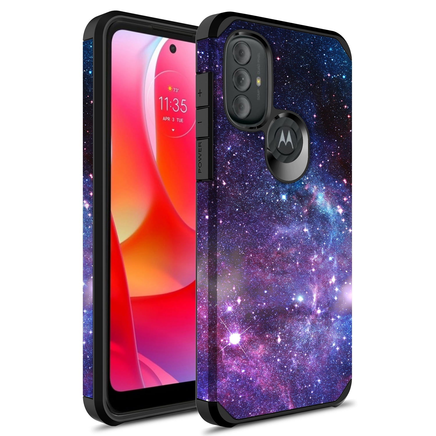 Rosebono Slim Hybrid Shockproof Case for Moto G Pure 2021 G