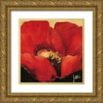 thumbnail image 1 of Roseboom, Jettie 26x26 Gold Ornate Wood Framed with Double Matting Museum Art Print Titled - Red beauty II, 1 of 4