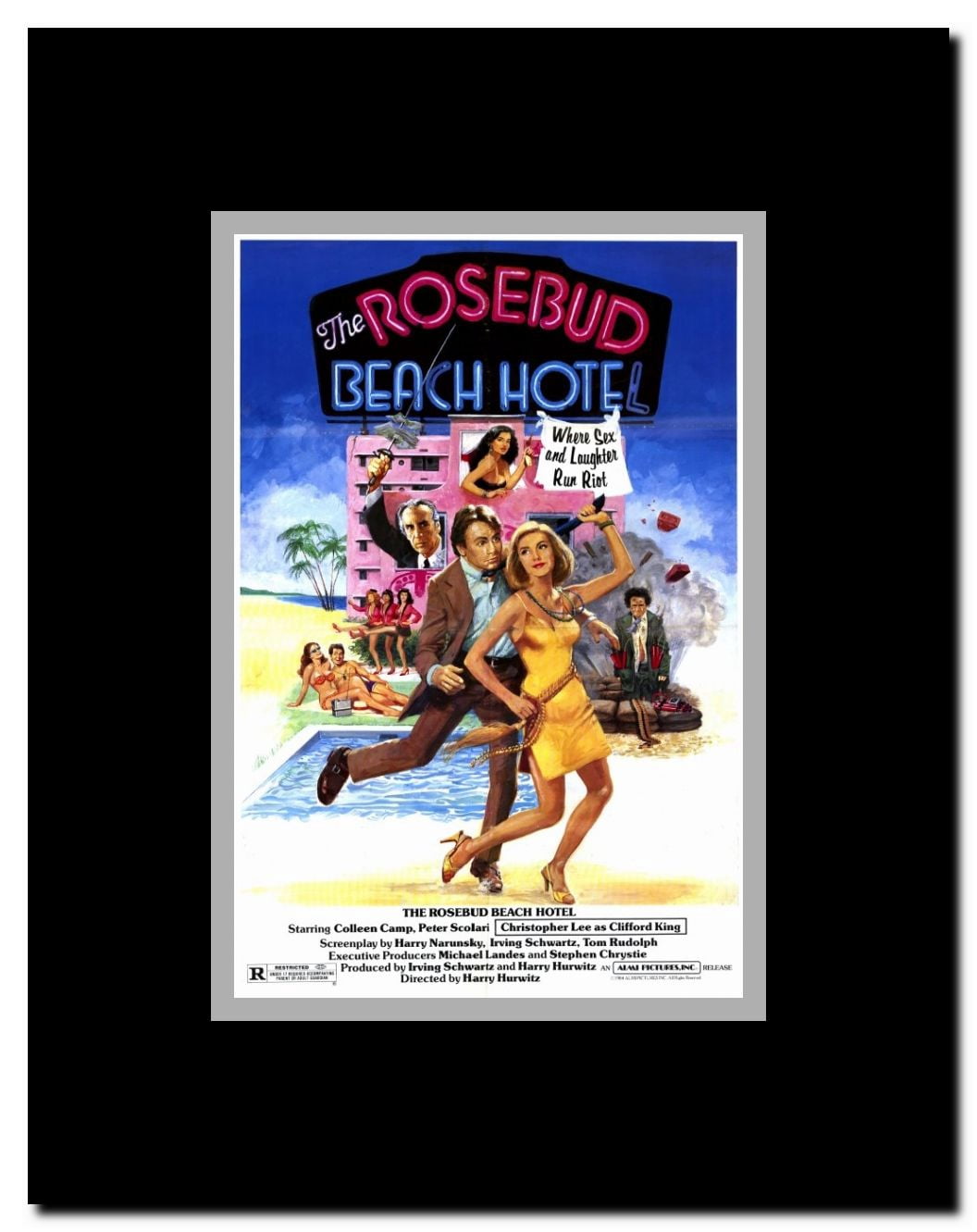 Rosebud Beach Hotel Framed Movie Poster