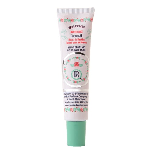Rosebud Perfume Co. Smith's Minted Rose Lip Balm, 0.5oz