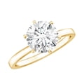 thumbnail image 1 of Rosec Jewels Certified 2 Carat Lab Grown Diamond Hidden Halo Engagement Ring - Diamond Solitaire Ring (EF-VS Grade - Ready To Gift), 18K Yellow Gold, US 9.50, 1 of 9