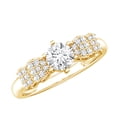 thumbnail image 1 of Rosec Jewels Certified Lab Diamond Promise Engagement Ring, 5 mm, EF-VS Quality - Ideal For Gift, 18K Yellow Gold, US 12.00, 1 of 8