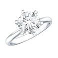 thumbnail image 1 of Rosec Jewels Certified Lab Grown Diamond 2 Carat Engagement Ring, EF-VS Quality - Ready To Gift, 14K White Gold, US 4.00, 1 of 8