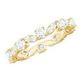 thumbnail image 1 of Rosec Jewels Certified Moissanite Eternity Ring for Women (1.75 CT, D-VS1 Quality), 10K Yellow Gold, US 12.50, 1 of 9