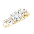 thumbnail image 1 of Rosec Jewels - Designer Lab Created Wedding Band - Diamond Thick Ring (EF-VS Quality Certified), 14K Yellow Gold, US 8.00, 1 of 8