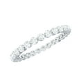 thumbnail image 1 of Rosec Jewels Lab Created Diamond Eternity Ring for Women - Stackable Ring - EF-VS Grade - Ready to Gift, 14K White Gold, US 9.50, 1 of 9