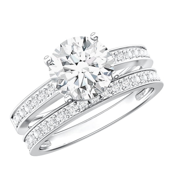 Rosec Jewels IGI Certified Lab Grown Diamond 2 Carat Engagement Ring ...