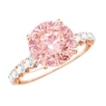 thumbnail image 1 of Rosec Jewels IGI Certified Lab Grown Diamond Pink Engagement Ring 3 Carat - VS1 Grade, 14K Rose Gold, US 3.00, 1 of 9