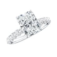 thumbnail image 1 of Rosec Jewels IGI Certified Lab Grown Diamond Solitaire Engagement Ring (E-VS1 Quality) - 2 Carat Radiant Cut Diamond Ring, 925 Sterling Silver, US 4.00, 1 of 9