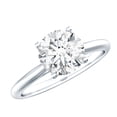 thumbnail image 1 of Rosec Jewels IGI Certified Lab Grown Diamond Solitaire Engagement Ring for Women (3 Ct, E-VS1 Grade) - Gift For Special Occasions, 925 Sterling Silver, US 4.00, 1 of 7