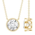 thumbnail image 1 of Rosec Jewels IGI Certified Lab Grown Diamond Solitaire Necklace for Women (3 Carat, E-VS1 Quality) - Ready to Gift, 18K Yellow Gold, 1 of 6