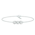 thumbnail image 1 of Rosec Jewels Lab Created Diamond Chain Bracelet with Lobster Clasp - EF-VS Quality - Ready to Gift for Valentines, 925 Sterling Silver, 7.0 inches, 1 of 7